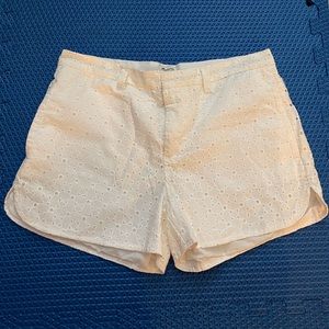 **brand new** madewell white shorts